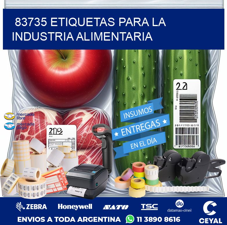 83735 ETIQUETAS PARA LA INDUSTRIA ALIMENTARIA