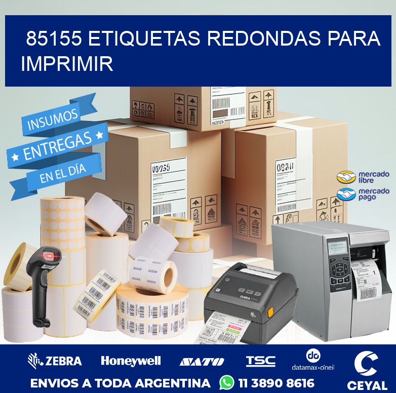 85155 ETIQUETAS REDONDAS PARA IMPRIMIR