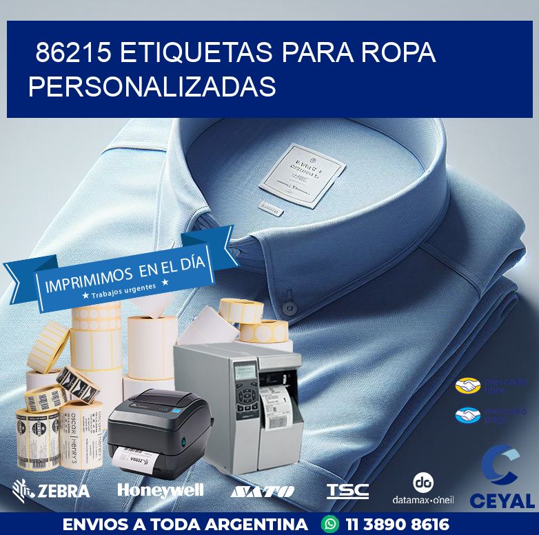 86215 ETIQUETAS PARA ROPA PERSONALIZADAS