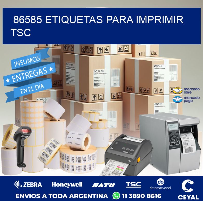 86585 ETIQUETAS PARA IMPRIMIR TSC