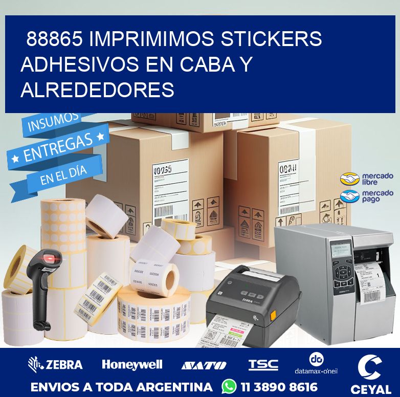 88865 IMPRIMIMOS STICKERS ADHESIVOS EN CABA Y ALREDEDORES