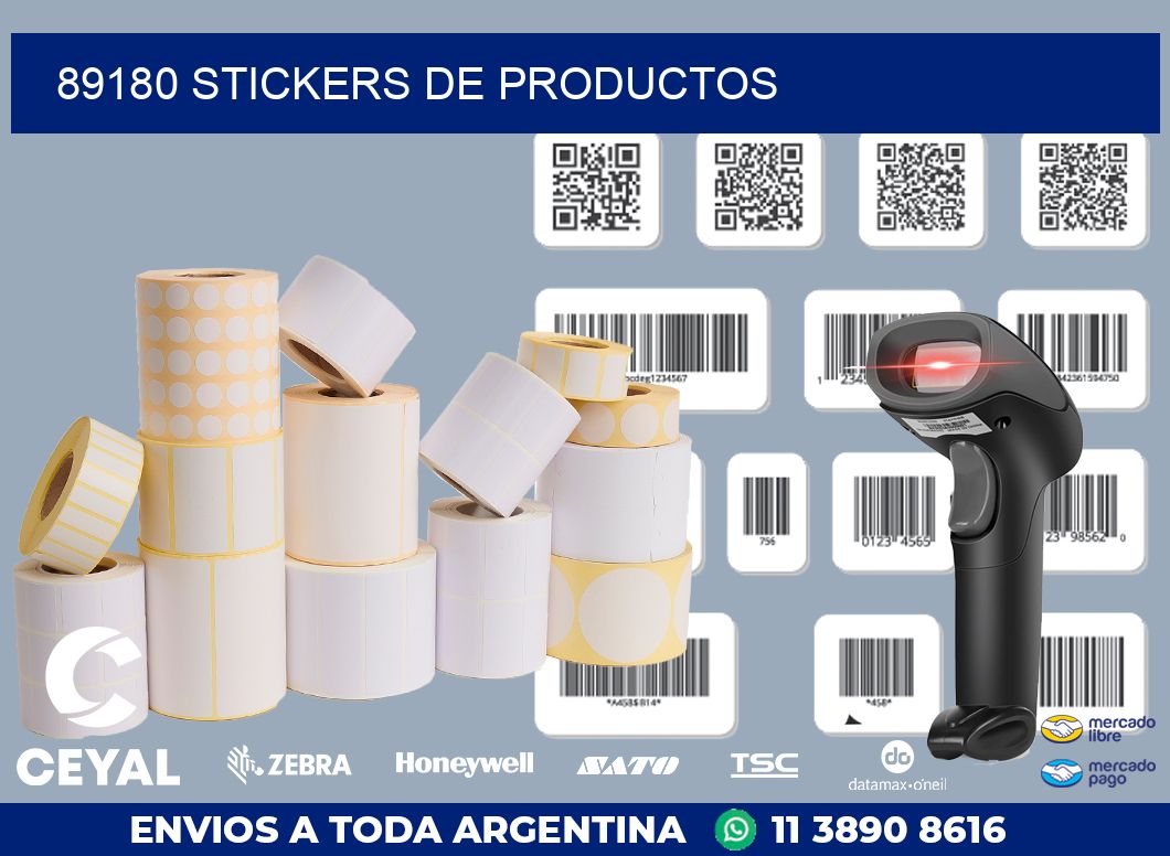 89180 STICKERS DE PRODUCTOS