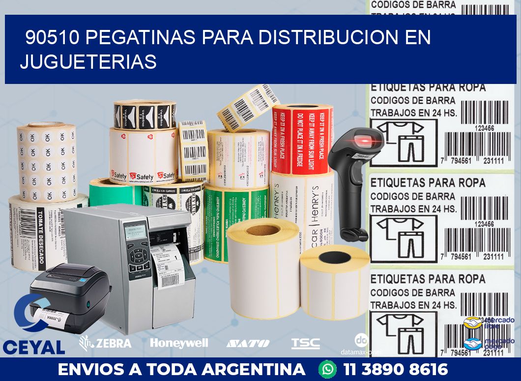 90510 PEGATINAS PARA DISTRIBUCION EN JUGUETERIAS
