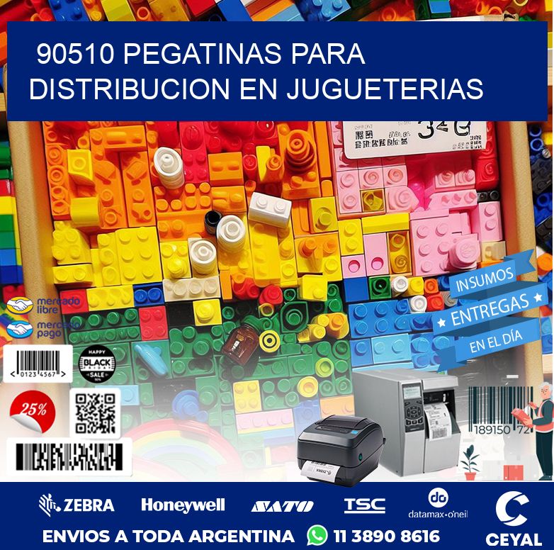 90510 PEGATINAS PARA DISTRIBUCION EN JUGUETERIAS