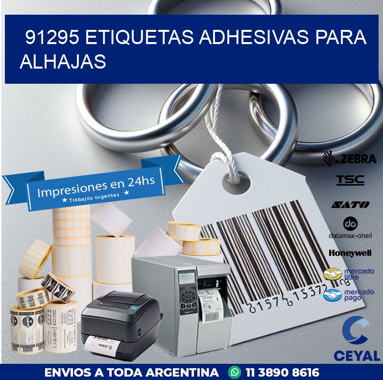 91295 ETIQUETAS ADHESIVAS PARA ALHAJAS