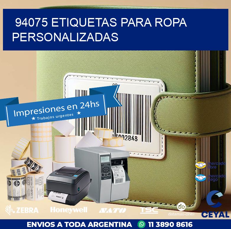 94075 ETIQUETAS PARA ROPA PERSONALIZADAS