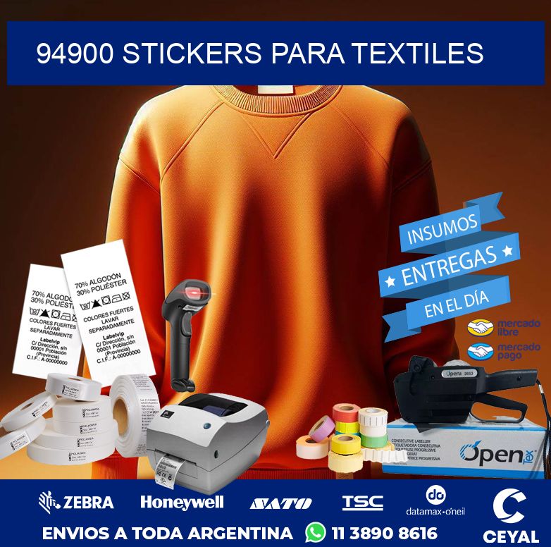 94900 STICKERS PARA TEXTILES