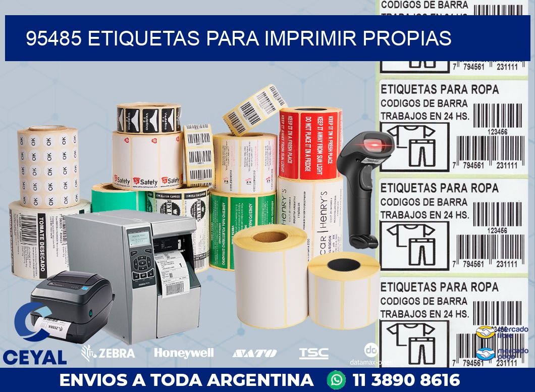 95485 ETIQUETAS PARA IMPRIMIR PROPIAS