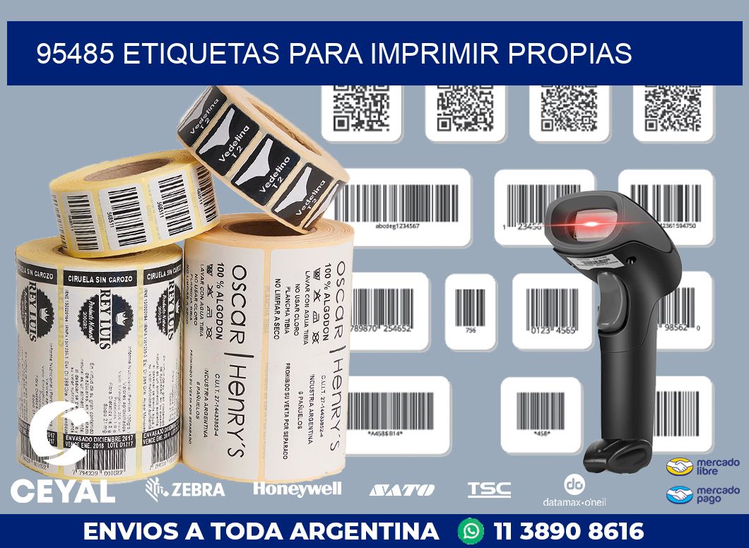 95485 ETIQUETAS PARA IMPRIMIR PROPIAS