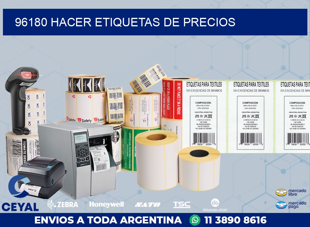 96180 HACER ETIQUETAS DE PRECIOS