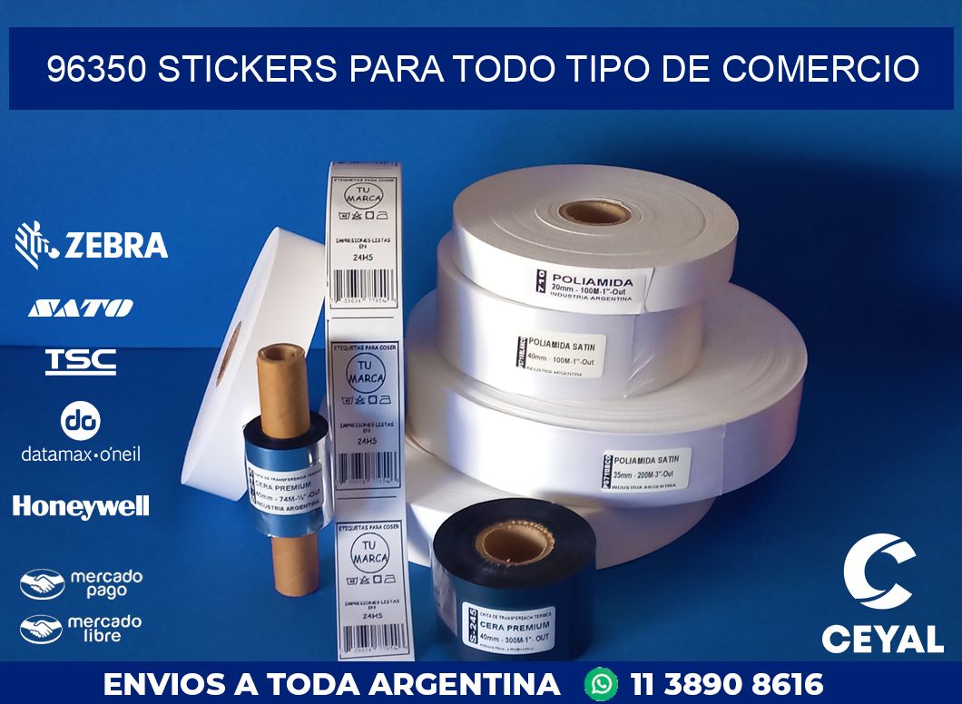 96350 STICKERS PARA TODO TIPO DE COMERCIO
