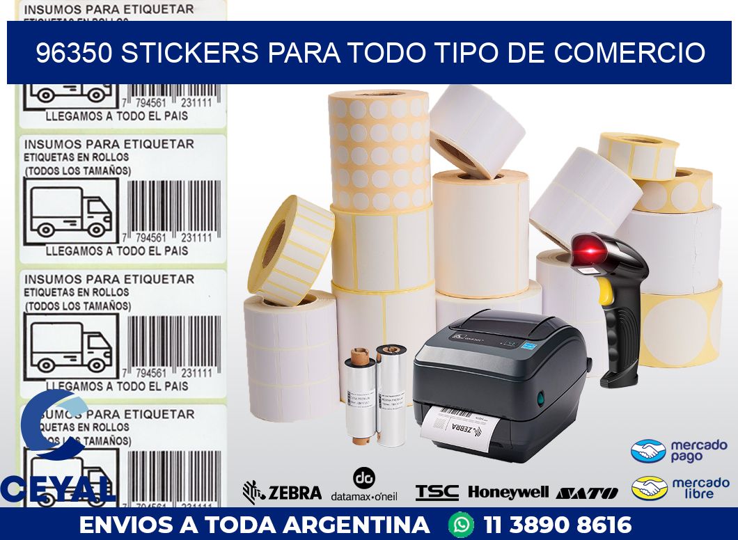 96350 STICKERS PARA TODO TIPO DE COMERCIO