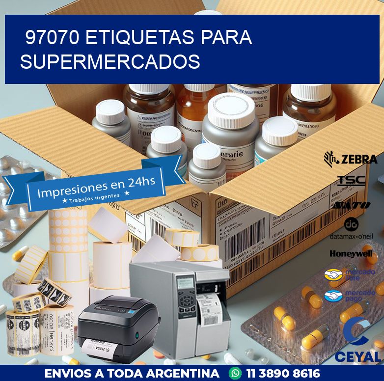 97070 ETIQUETAS PARA SUPERMERCADOS