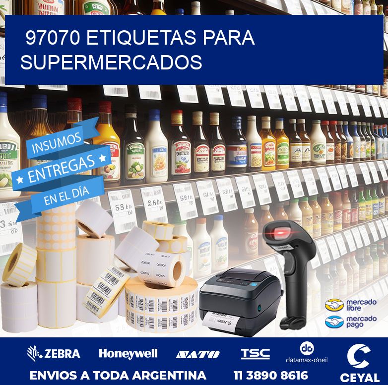 97070 ETIQUETAS PARA SUPERMERCADOS