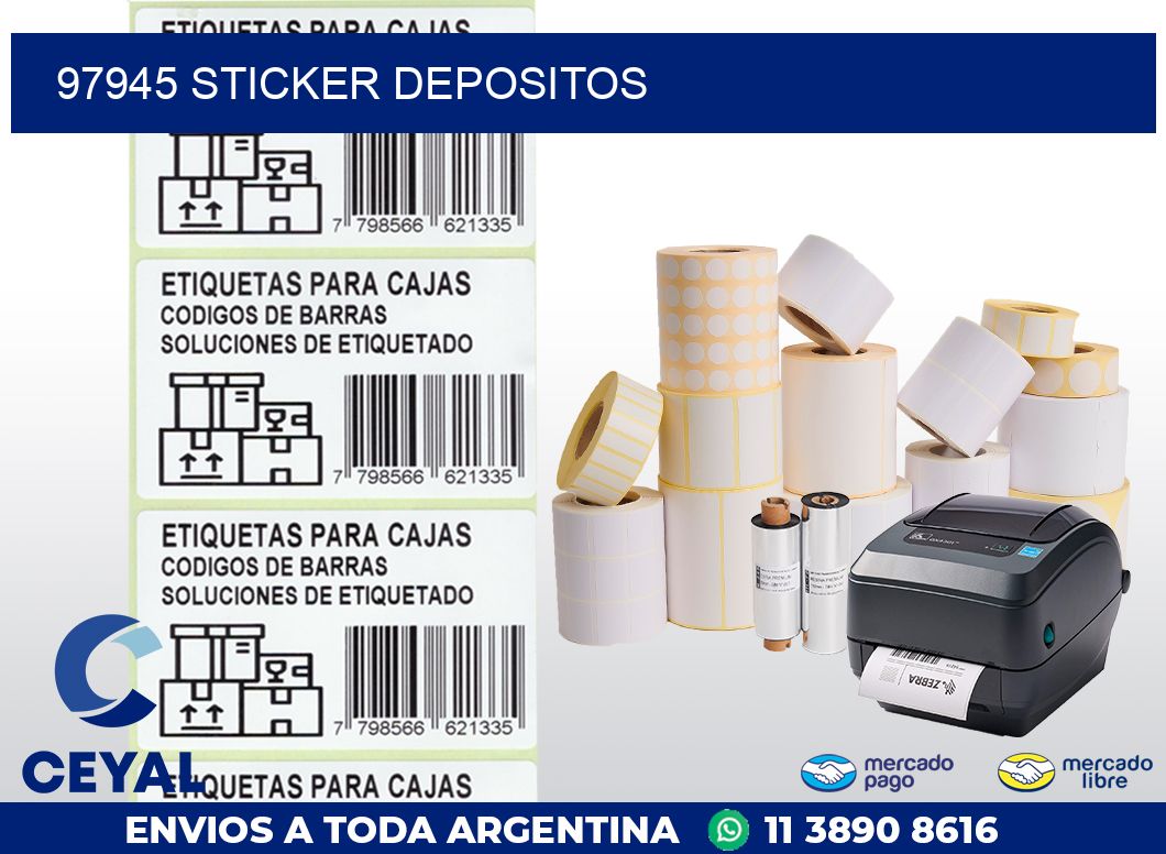 97945 STICKER DEPOSITOS