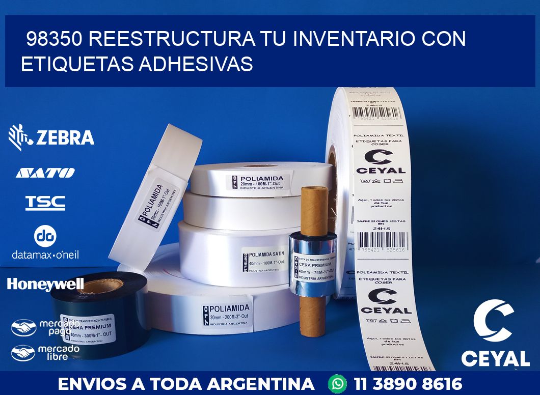 98350 REESTRUCTURA TU INVENTARIO CON ETIQUETAS ADHESIVAS