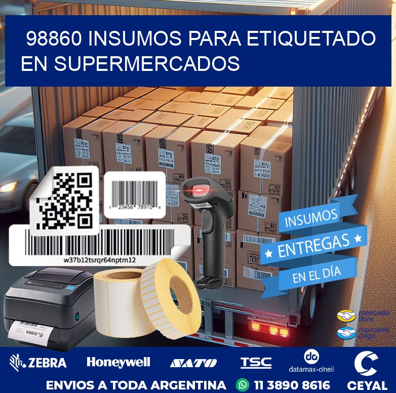 98860 INSUMOS PARA ETIQUETADO EN SUPERMERCADOS