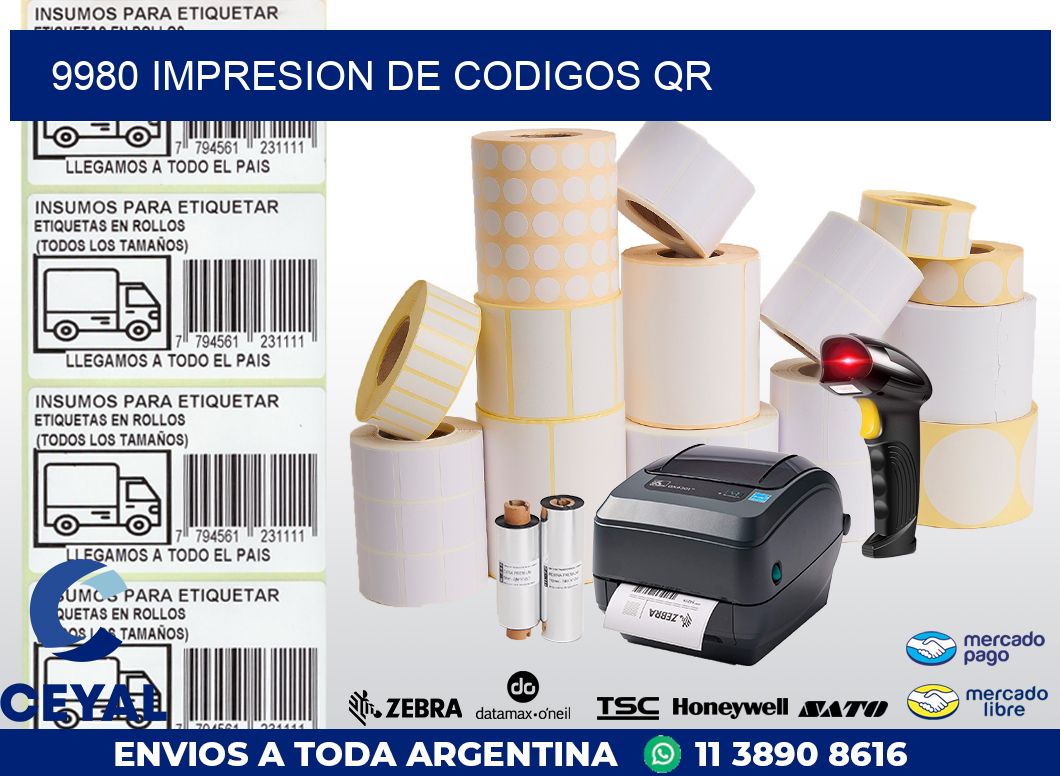 9980 IMPRESION DE CODIGOS QR