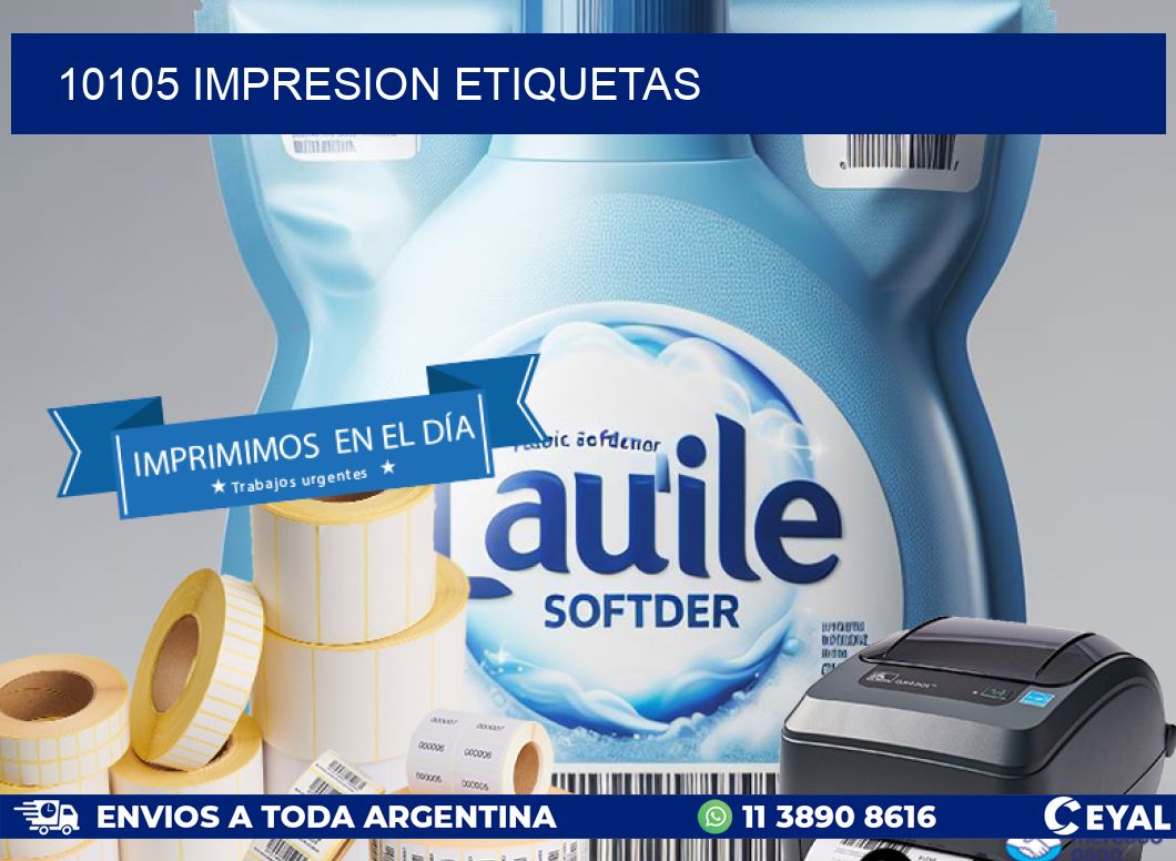 10105 impresion etiquetas