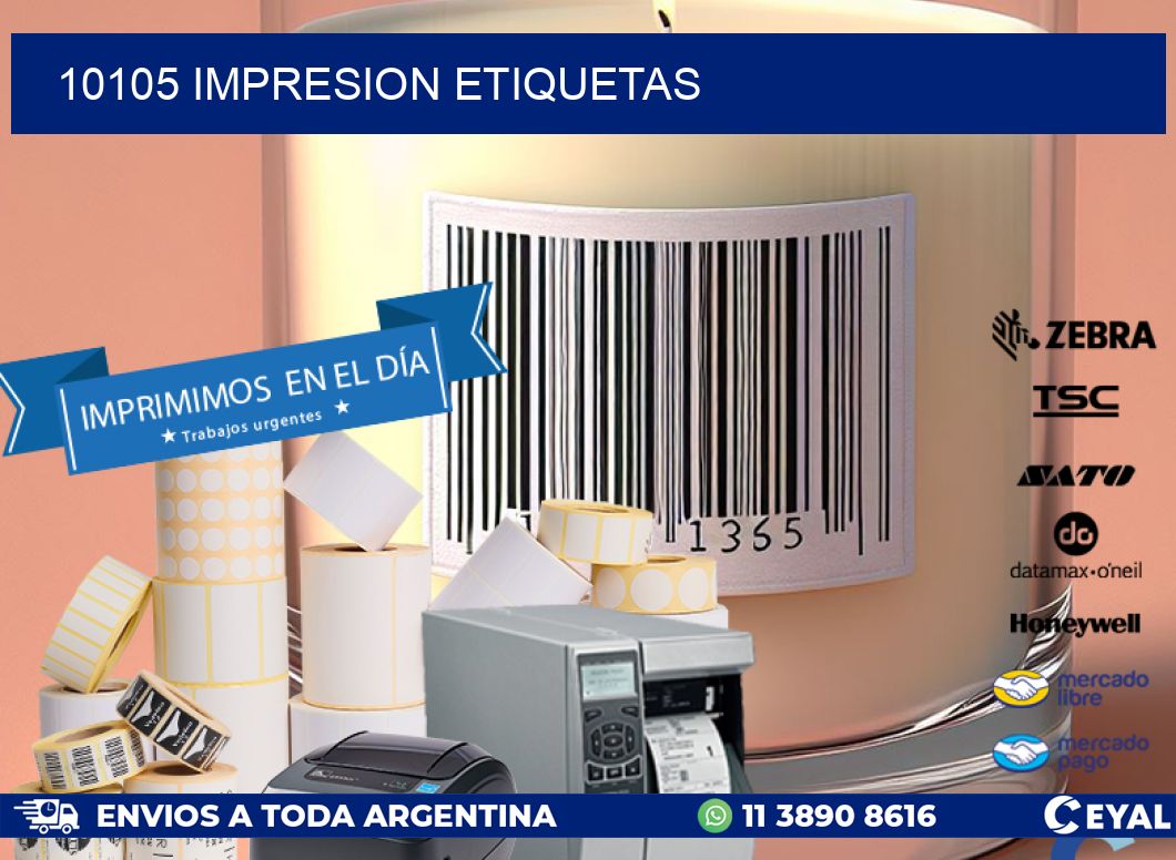 10105 impresion etiquetas