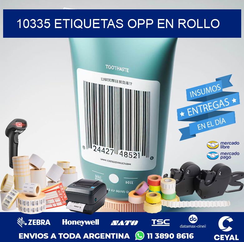 10335 ETIQUETAS OPP EN ROLLO