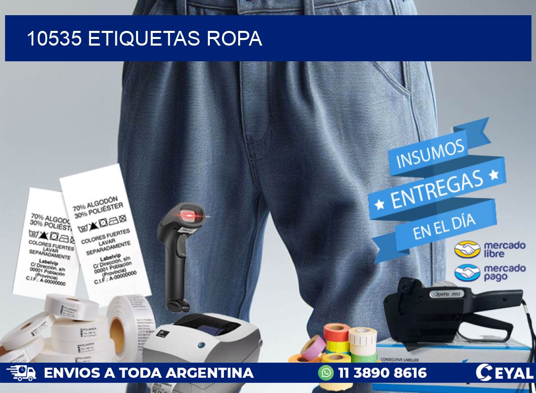 10535 ETIQUETAS ROPA