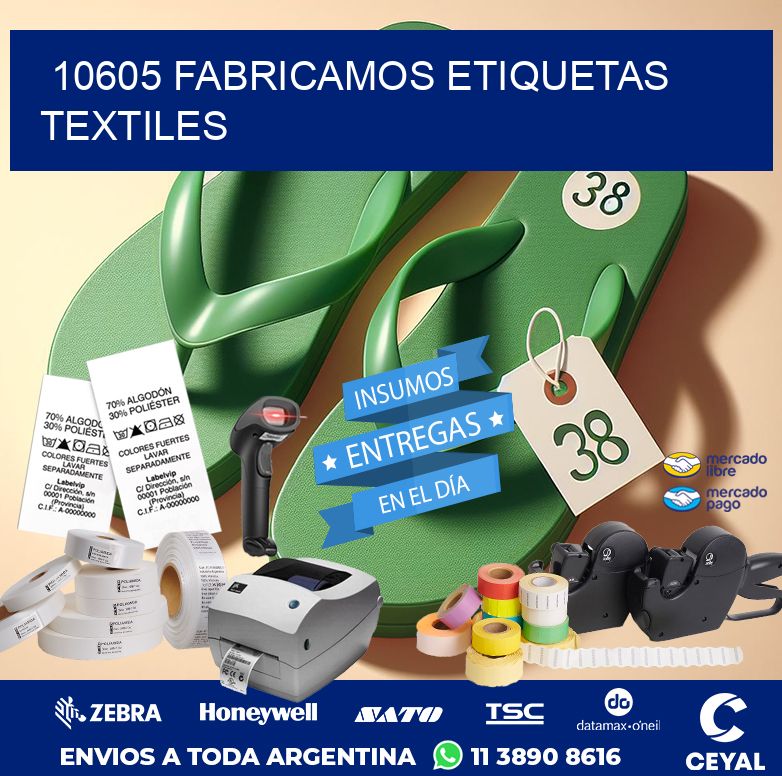 10605 FABRICAMOS ETIQUETAS TEXTILES