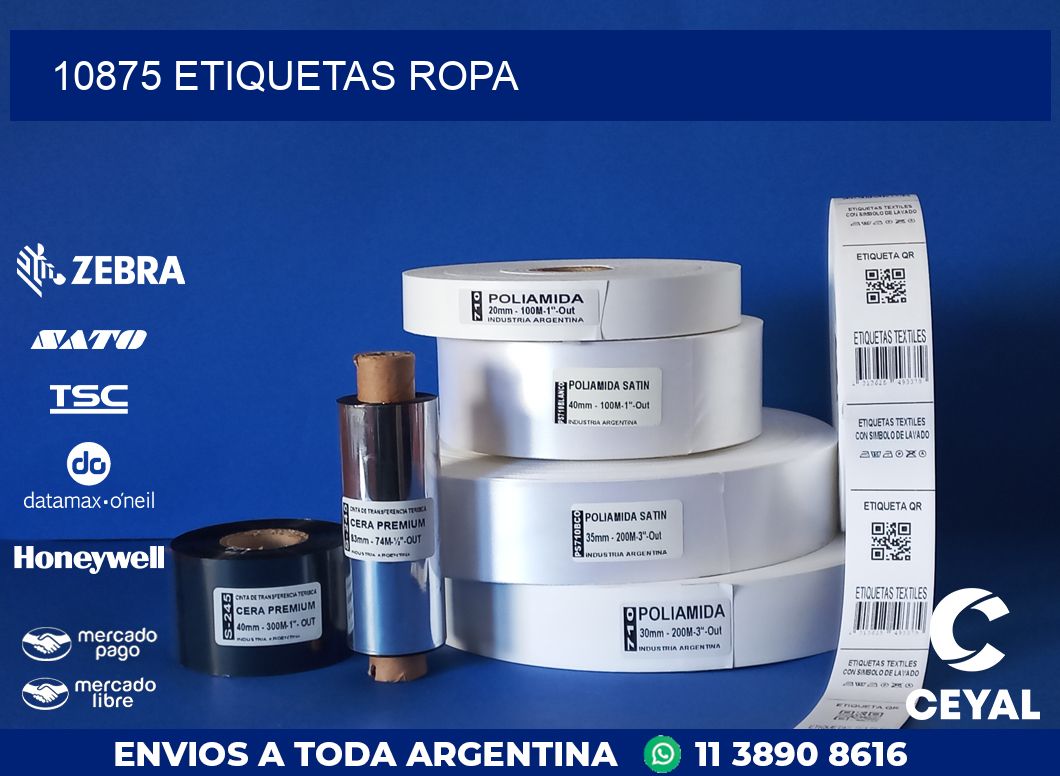10875 ETIQUETAS ROPA
