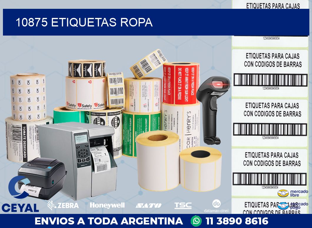 10875 ETIQUETAS ROPA