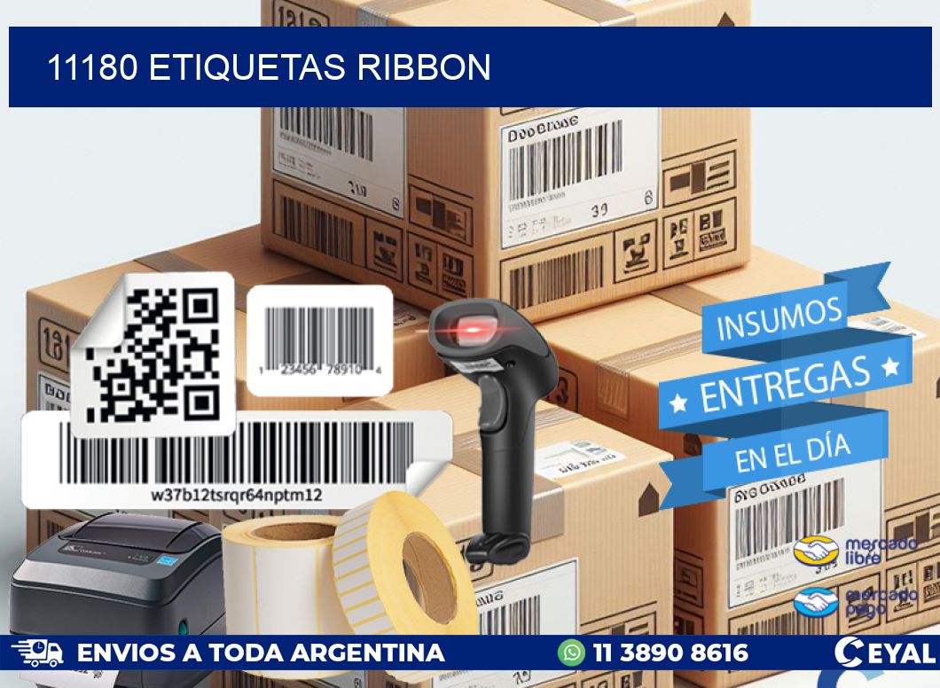11180 ETIQUETAS RIBBON