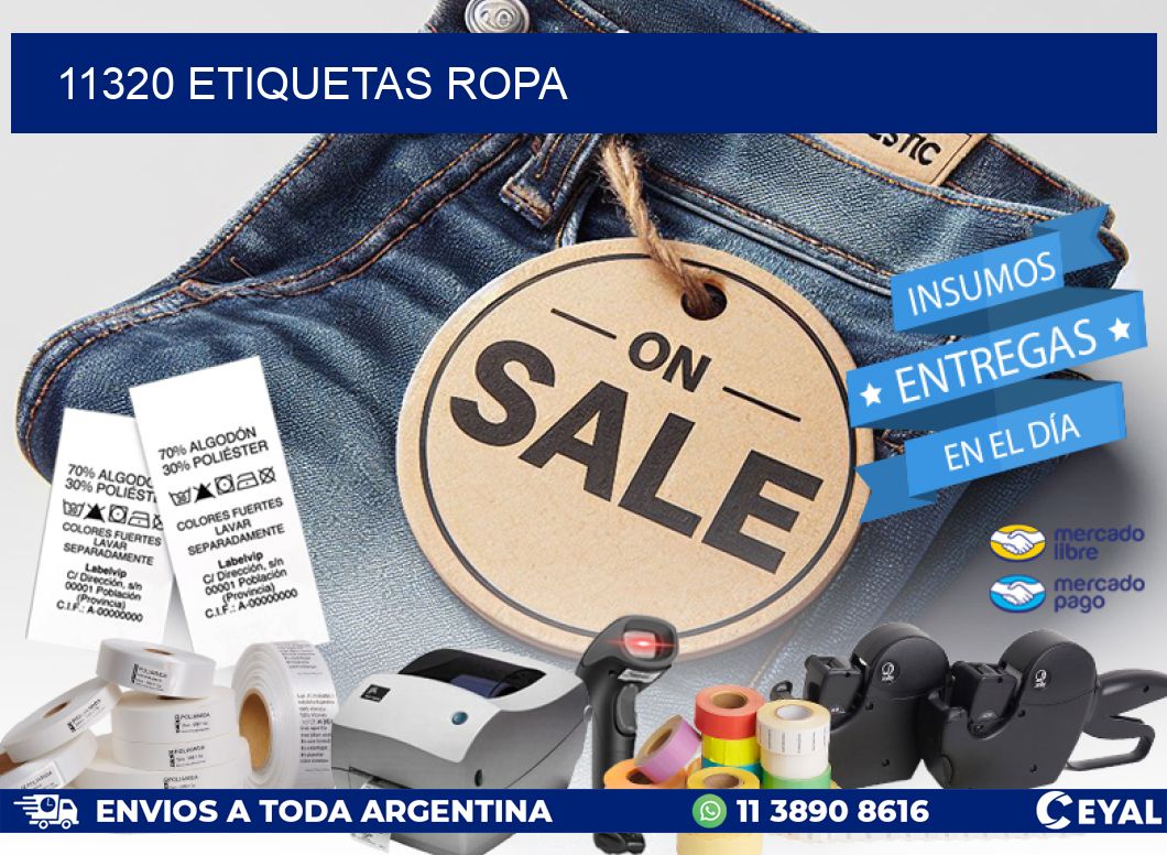 11320 ETIQUETAS ROPA