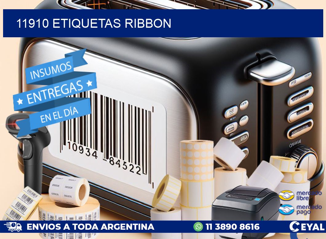 11910 ETIQUETAS RIBBON