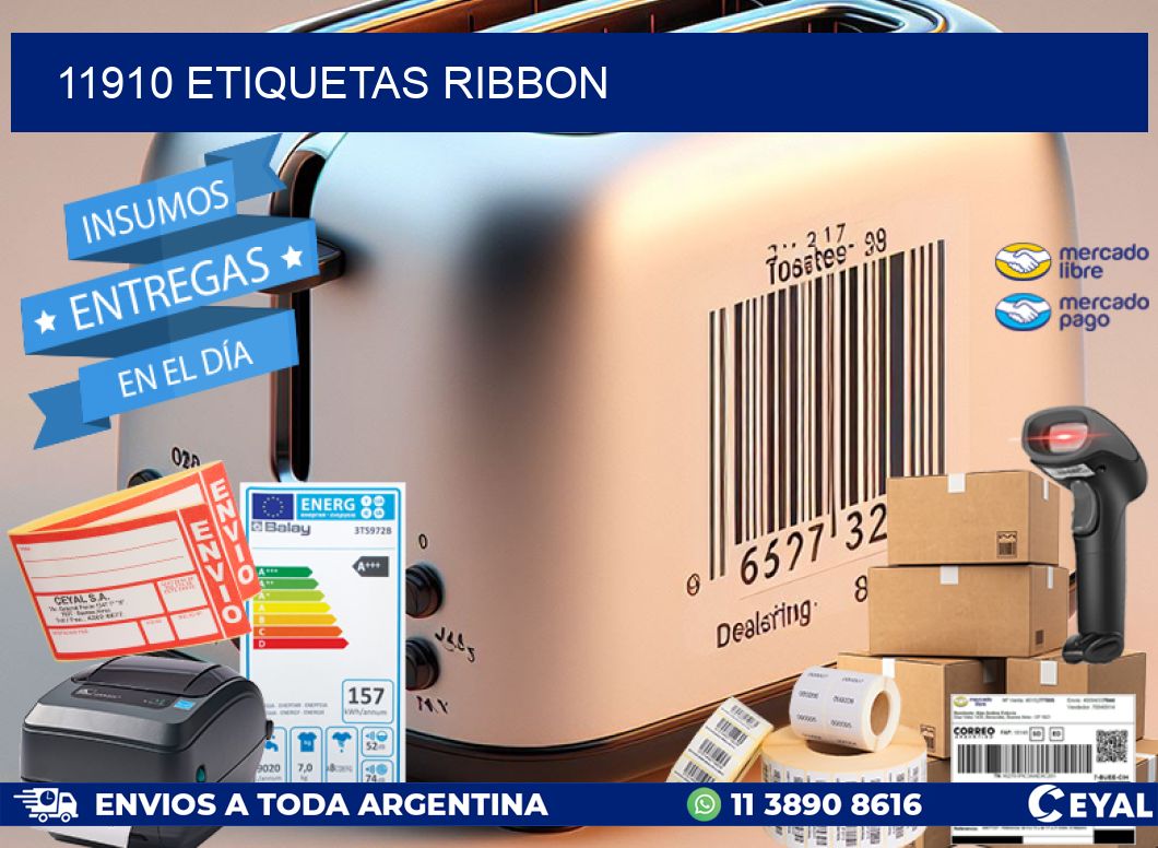 11910 ETIQUETAS RIBBON