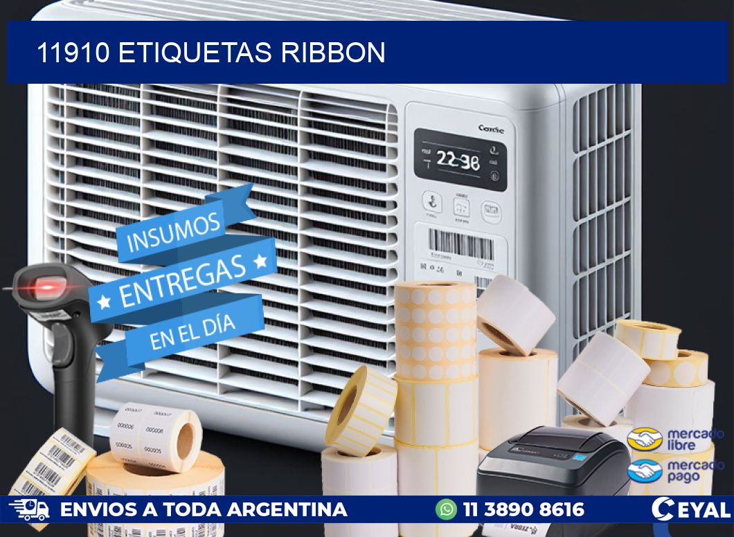 11910 ETIQUETAS RIBBON