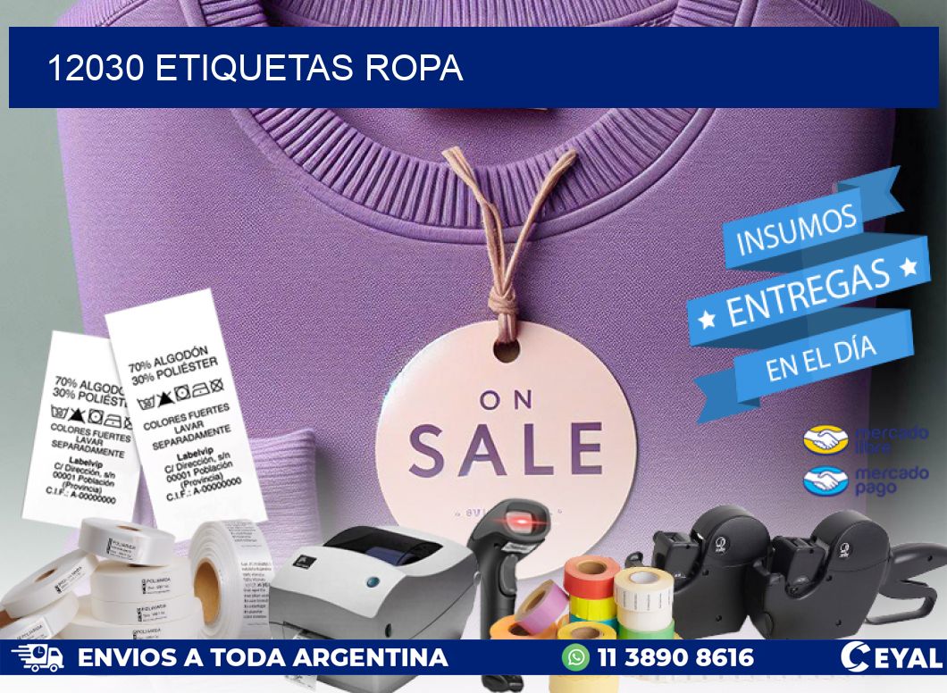 12030 ETIQUETAS ROPA