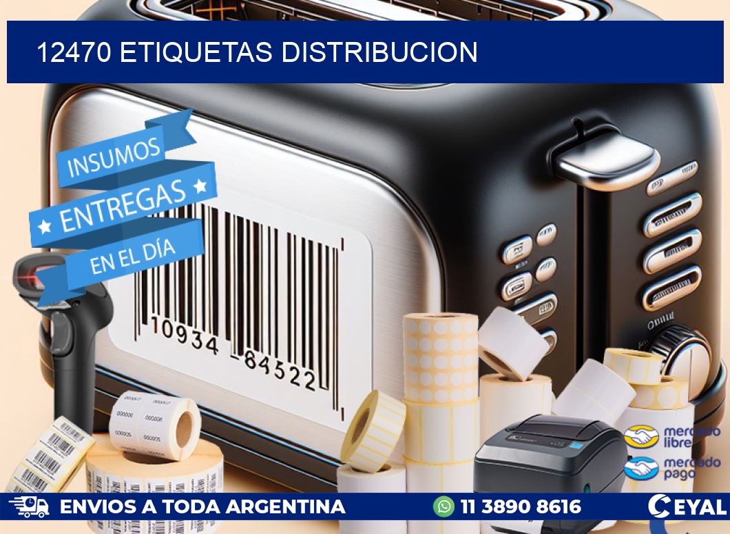 12470 etiquetas distribucion
