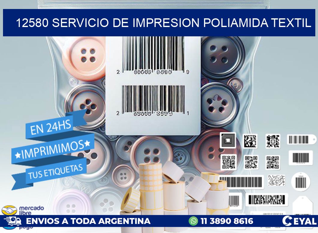 12580 SERVICIO DE IMPRESION POLIAMIDA TEXTIL