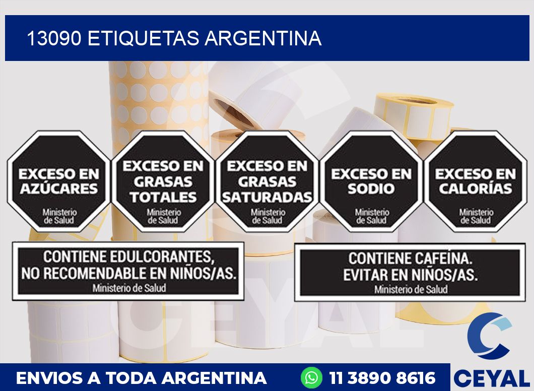 13090 ETIQUETAS ARGENTINA