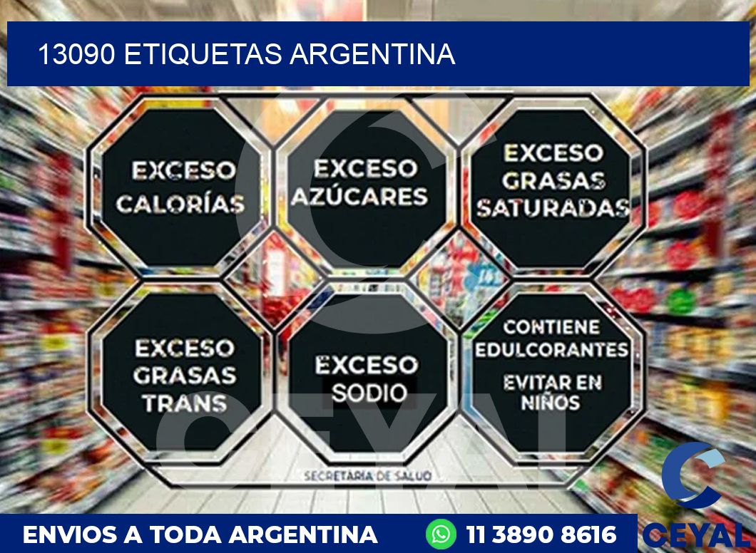 13090 ETIQUETAS ARGENTINA