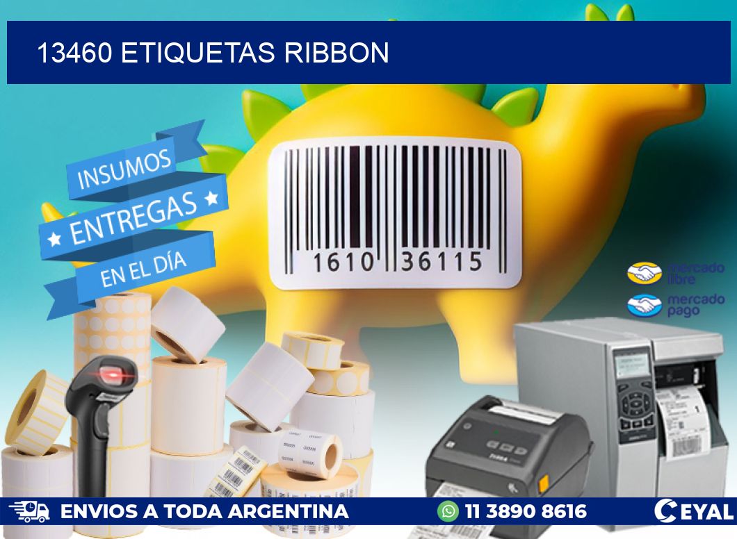 13460 ETIQUETAS RIBBON