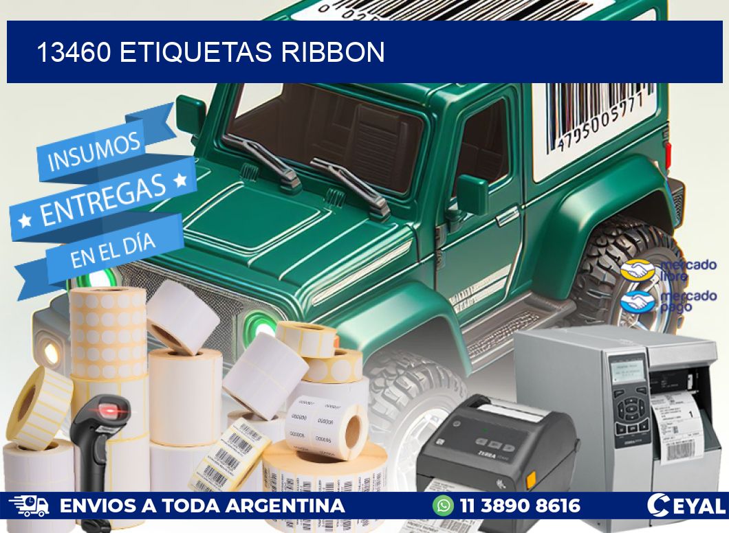 13460 ETIQUETAS RIBBON