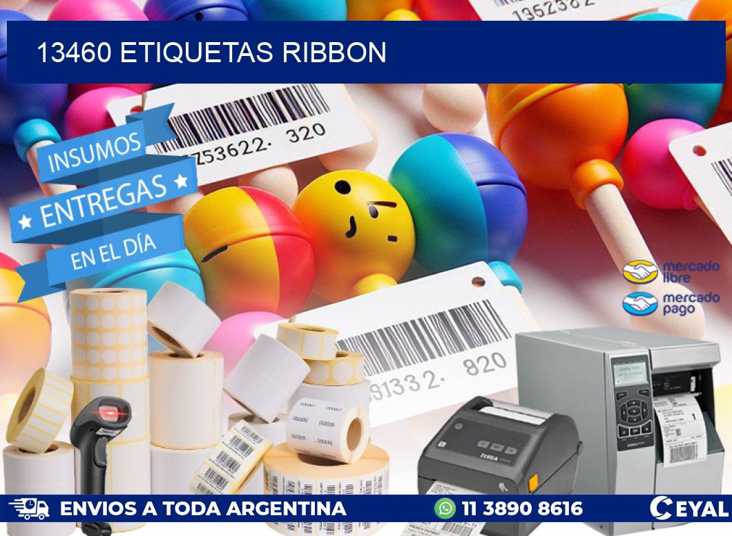13460 ETIQUETAS RIBBON
