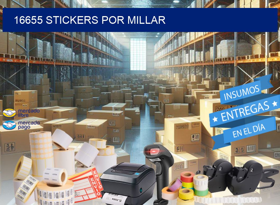 16655 STICKERS POR MILLAR