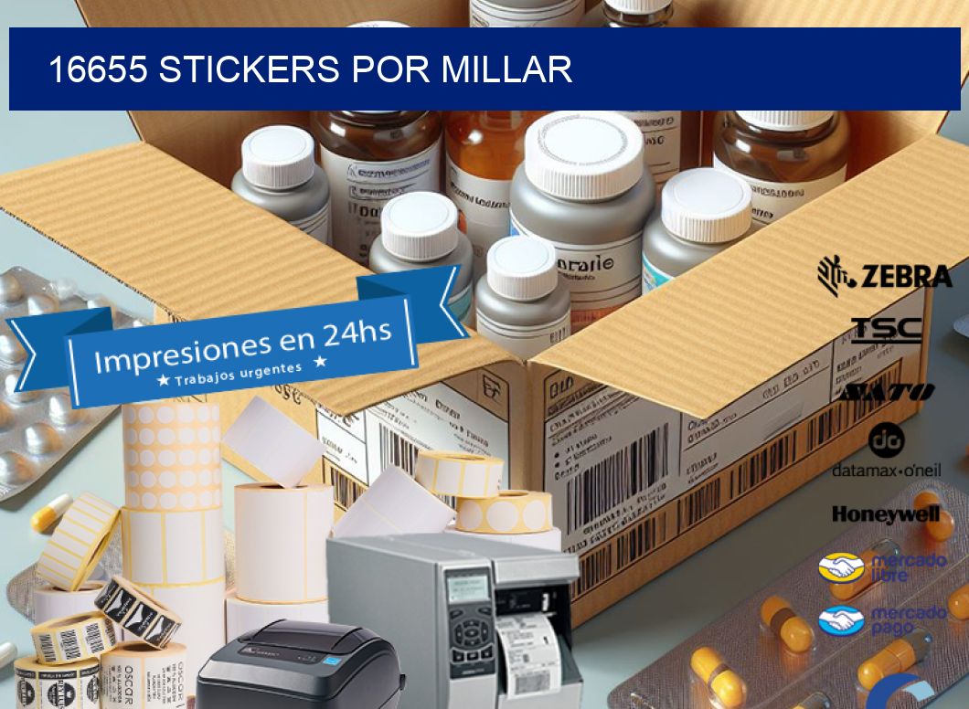 16655 STICKERS POR MILLAR