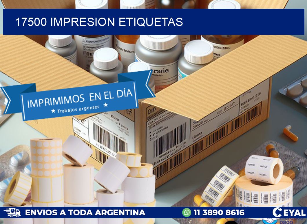 17500 impresion etiquetas