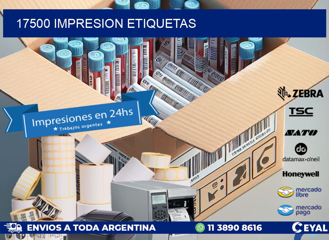 17500 impresion etiquetas
