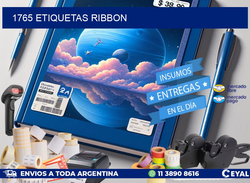 1765 ETIQUETAS RIBBON