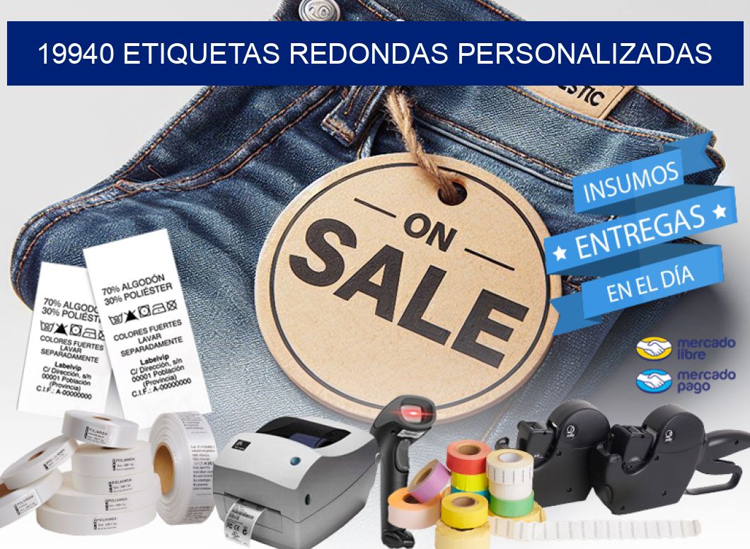 19940 ETIQUETAS REDONDAS PERSONALIZADAS