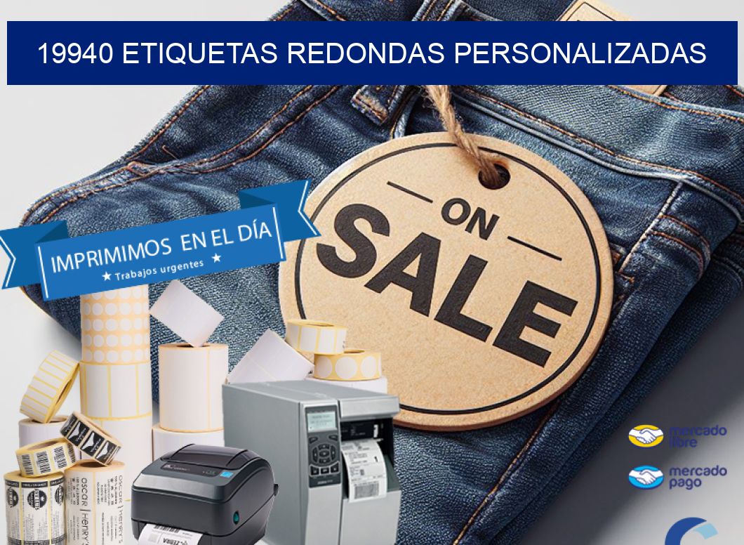19940 ETIQUETAS REDONDAS PERSONALIZADAS