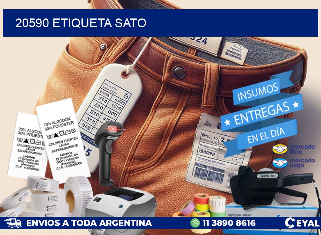 20590 etiqueta sato
